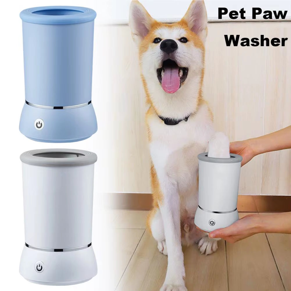 Dog Pet Paw Washer Automatic Paw Foot Cleaner with Rechargeable Cup for Small Medium Large Breed Dogs Cats Paw Foot Washer Cup